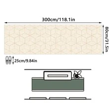 1pc Vintage Geometric Abstract Diamond Pattern Area Rug/Carpet/Bath Mat/Door Mat/Runner, Soft Washable Rug For Hallway, Bathroom, Kitchen, Bedroom, Living Room, Versatile Home Decor - Multicolor - View 16