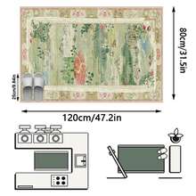 1pc Rug/Carpet/Area Rug/Bath Mat/Bath Rug/Door Mat/Runner/Runner Rug, American Classic Oil Painting Art - Other Natural Farmhouse Country Style - Hallway Runner Carpet, Bathroom, Kitchen, Entrance, Doorway, Corridor, Bedside, Living Room, Bedroom, Etc. + All-Season Soft Washable Rug, Home Decor - Multicolor - View 14