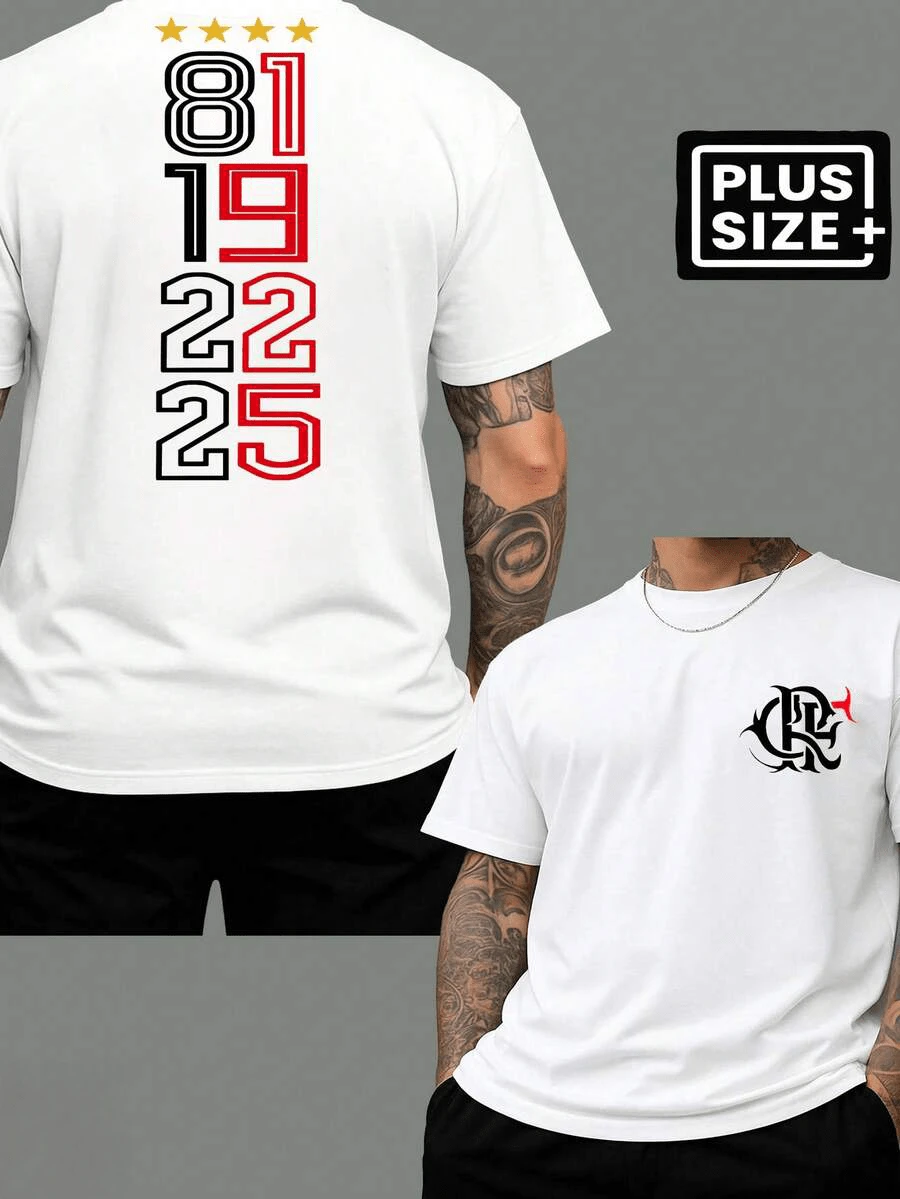 Flamengo Football Shirt, Red And Black, Champion, Libertadores Titles, Mengão, Cotton, Adult, Children's And Plus Size - 白色 - 查看 1