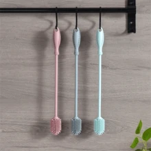 2pcs Silicone Long Handle Cup Brush, Bottle Cleaning Brush, Multi-Functional Kitchen Cleaning Brush Cup Crevices - 2 Pieces, Multiple Colors - View 8