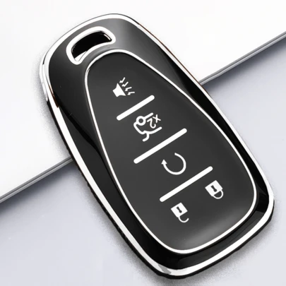 5-Button Soft TPU Key Fob Protector Cover, For Vauxhall, For Opel, For Astra, For Vectra, For Zafira, For Meriva, For Mokka, For Chevrolet, For Cruze, For Captiva, For Orlando Infiniti Smart Key, Gift