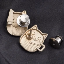 1/2/3/4 Pairs Cat Buckle Detachable Waist Cincher, No Sewing Denim Waist Shaper For Cats - Multicolor - View 9