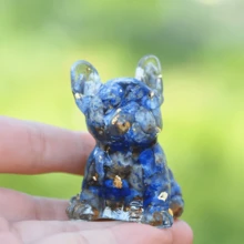1pc Crystal French Bulldog Statue Decor - Resin Casting Crafted, Bulldog DIY Jewelry Decoration, Home, Yard, Aquarium Decor Stone, Garden Decor, Planter & Fish Tank Stone, Wishing Bottle Paint Stone, Christmas, Halloween, Pet Lover Exclusive, Best Holiday Gift - Crystal French Bulldog Statue Ornament - View 16