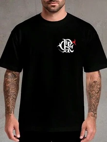 Flamengo Football Shirt, Red And Black, Champion, Libertadores Titles, Mengão, Cotton, Adult, Children's And Plus Size - 黑色 - 查看 3