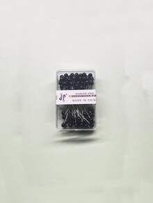 100pcs Colorful Faux Pearl Round Head Pins, Boxed For Convenient Storage, 1.5 Inch Long, Straight And Sharp Needle Body, Easy To Handle And High Visibility, Widely Used For Garment Sewing, Quilting, Patchwork, Fabric DIY Crafts, Essential Basic Fixing Supplies For Sewing And Quilting - Pearl Needles, 100 Pieces Per Box - View 19