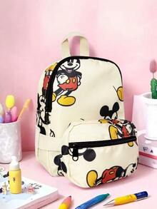 Disney  Mouse Print Transparent Fashion Travel Backpack, Portable - Multicolor - View 7