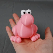 Froschstatue - Eine Kunststoff-Tischdekoration, geeignet für Büros und Zuhause. Kann drinnen und draußen verwendet werden. Keine Stromversorgung erforderlich. Tischdekoration, kreatives Geschenk. - Verschiedenfarbig - Übersicht 6