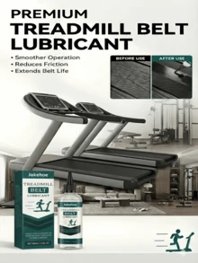 1 Bottle Treadmill Lubricant Silicone Oil, Silicone Belt Lubricant, Reduces Friction And Noise, Extends Lifespan, Suitable For Home Treadmill Maintenance, Easy To Use, Long-Lasting Effectiveness. Treadmill Lubricant, Silicone Lubricant, Treadmill Belt Lubricant, Treadmill Maintenance, Home Fitness Lubricant, Fitness Equipment Oil, Noise Reduction, Belt Conditioner, Fitness Equipment Care - Multicolor - View 8