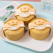 大型逼真蒸包减压玩具，TPR材质慢回弹指尖玩具，捏捏包子派对小礼物 - 彩色 - 查看 4