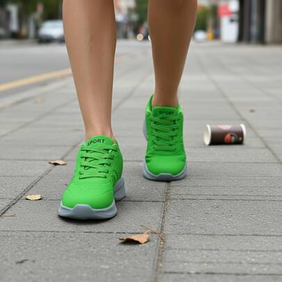 Zapatos deportivos casuales para mujeres, Zapatillas impermeables, Zapatos para correr deportivos cómodos y ligeros con cordones