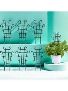 Giàn leo cây xếp chồng chịu lực cao - Giá đỡ vườn thẳng đứng tiết kiệm không gian với thiết kế dạng lưới và móc, thích hợp cho cây leo trong nhà/ngoài trời, cây thân leo, cây trồng trong chậu - Giá đỡ chậu cây ban công tái sử dụng, trang trí nhà cửa - Lắp ráp dễ dàng, cấu trúc chắc chắn, dành cho người làm vườn ban công. - A-Xanh - Xem 4