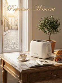 SOKANY Pemanggang Roti Listrik Dua Bagian, Slot Ultra Lebar - Bahan Stainless Steel, Dengan 6 Pengaturan Suhu Pemanggangan, Desain Ringkas 700 Watt, Baki Ampas yang Dapat Dilepas dan Tombol Batal, Otomatis Mengangkat dan Mudah Dibersihkan, Cocok untuk Asrama - Steker Tipe AS A (110-127V) - View 5