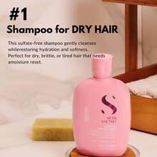 Alfaparf Semi Di Lino Moisture Nutritive Low Shampoo (Dry Hair) 250ml/8.45oz - NHƯ HÌNH ẢNH - Xem 3