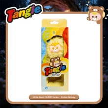 tangle 官方扭扭兔毛绒减压玩具，多动症专注力训练手指玩具，光滑质地，放松身心 - 彩色 - 查看 6