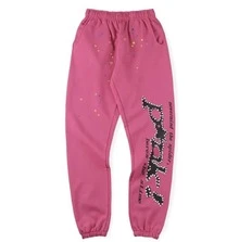 SP5DER Hoodie Cobweb Pattern Spider Worldwide Tracksuit Unisex Sweatshirt Men Women Graphic Outwear, Tracksuit Pullover Sweatshirt For Women Men Matching Hoodies For Couples - Rose red/pants - 查看 8