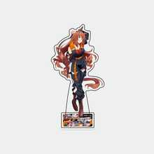 Figura de pie de acrílico gris de Umamusume - Figura de colaboración con tema de carreras - Versión de Oguri Cap Racing - Decoración de escritorio para fans del anime - Multicolor - Ver 11