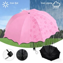 Umbrellas And Rain Hat Umbrellas - Pink - View 12