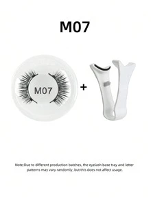 Set de pestañas magnéticas 3D - No se necesita pegamento, fácil de usar, reutilizable e impermeable, adecuado para maquillaje natural, eventos y uso diario - Multicolor - Ver 17