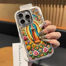 Nuestra Señora de Guadalupe Esta funda estampada es compatible con diversos modelos de teléfono, como OPPO Reno 16E/15/14/13/12/11/PRO/PLUS/PROMAX/MINI, S/A/M/NOTE, S/G/EDGE/E, Transition Spark/HANTOM/CAMON/INFINIX, Honor 400/PLAY/X/Y, OPPO Reno/A/F, OPPO Reno 14/Redmi/POCO/NOTE, etc. Transparente, sencilla, elegante y duradera, está hecha de TPU. Es ideal para celebraciones como San Valentín, Halloween y Navidad, ideal para uso personal o como regalo. - transparente - Ver 3