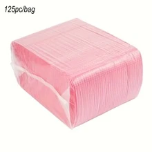 125片/包 一次性美甲桌垫，实用多功能清洁工具美甲垫 - 彩色 - 查看 5