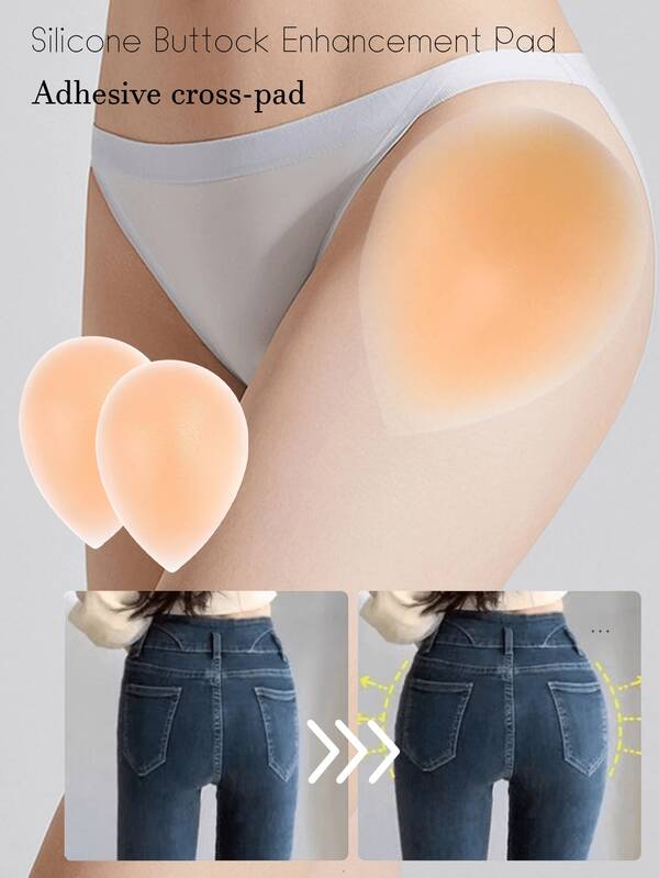 Women's Thick Adhesive Butt Enhancer Pad, Butt Lift, Fake Butt, Body Shaping Pad, Suitable For Jeans, Yoga Pants, Leggings, Wedding Dresses, Cocktail Dresses, Suitable For Dates, Vacations