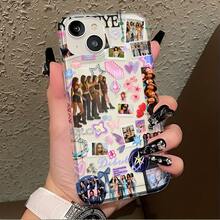 Phone Case: And Popular Korean Girl Group K-KATSEYES Apple 17 16e 16 15 14 13 12 11 Pro Max Air XR XS X 7 8 Plus Transparent Drop-Proof Soft Case - Trong sáng - Xem 1