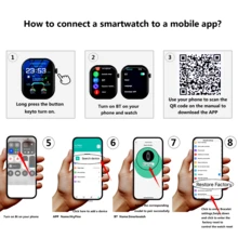 Inteligentny zegarek, obsługuje bezprzewodowe połączenia i wybieranie numerów, wiele trybów sportowych, przypomnienia o połączeniach i odrzucanie ich, przypomnienia o wiadomościach, kompatybilny z systemami iOS/Android, świetny prezent na Boże Narodzenie, Nowy Rok i Walentynki - Wielokolorowe - Zobacz 7