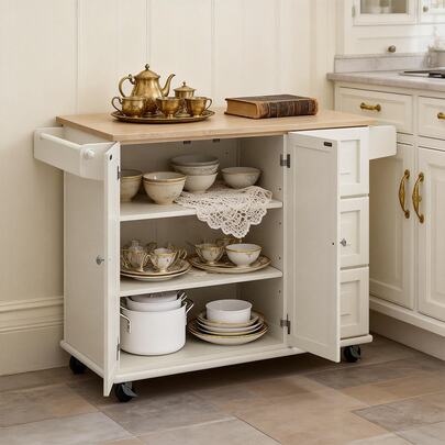 Carrito Organizador De Cocina Gran Capacidad Muebles De Cocina