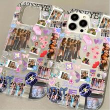 Phone Case: And Popular Korean Girl Group K-KATSEYES Apple 17 16e 16 15 14 13 12 11 Pro Max Air XR XS X 7 8 Plus Transparent Drop-Proof Soft Case - Trong sáng - Xem 4