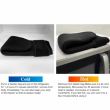 1只脚踝冰袋袜，足部冰袋袜，新款可重复使用冷热凝胶冰袋踝部绑带，瑜伽配件 - 彩色 - 查看 6