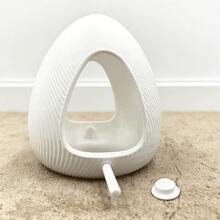 简约风格喂鸟器，现代悬挂式/桌面式野生鸟类喂食站，简约设计野生鸟类种子喂食器，适用于花园、庭院、阳台、家居装饰 - 彩色 - 查看 13