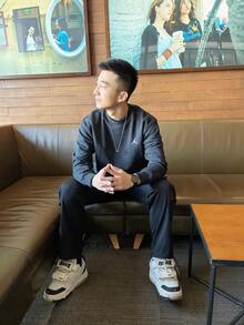 Nike Jordan Brooklyn Flece Brand Logo Comfortable Crew Neck Long Sleeve Sweatshirt For Men, Black - 黑色 - 查看 6