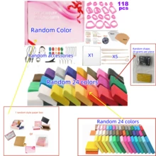 Bộ dụng cụ làm đất sét polymer 24 màu ngẫu nhiên, Bộ dụng cụ cắt đất sét mô hình dùng cho người mới bắt đầu, Khuôn làm khuyên tai, Dụng cụ làm đồ trang sức, Khuôn cắt khuyên tai, Hình hoạt hình, Hoa, Khuôn cắt khuyên tai bằng thép không gỉ hình học, Khuôn đất sét mềm tự làm (Lưu ý: Độ mềm của đất sét polymer có thể thay đổi tùy theo nhiệt độ theo mùa, Nếu thấy quá cứng, bạn có thể thêm một ít kem dưỡng da tay để làm mềm hoặc làm nóng để làm mềm hơn) - Nhiều màu - Xem 16