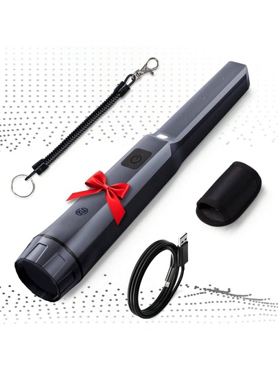  SUNPOW Metal Detector Pinpointer Rechargeable – 800mAh Battery For 15H Use – IP68 Fully Waterproof Handheld Wand – High Sensitivity 360° Detection – Treasure Hunting Tool For Adults & Kids – NXGD02
