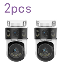 RecorGood 1pc Owl-Shaped Security Camera, Clear Night Vision, 355° Horizontal Rotation & 90° Vertical Rotation, Two-Way Audio, Motion Tracking, Suitable For Home & Outdoor Monitoring, Supports SD Card/Cloud Storage (Max 128GB) - Black and White - View 14