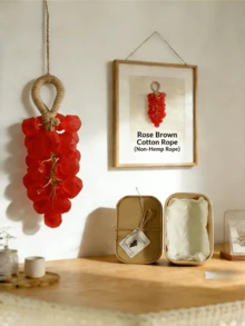 Peach Gemstone Grape Soap/Household Cleaning, Handmade DIY Gemstone Transparent Grape String Soap Gift Box, An Excellent Gift For Family And Friends During Holidays - Solid State - View 8