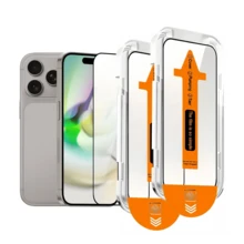 2pcs High Definition Transparent Tempered Glass Screen Protector, With Installation Tools And Auto-Alignment Tool, Compatible With IPhone 17 Pro Max/17 Pro/17 Air/17/16 Pro Max/16 Pro/16 Plus/16E/16/15 Pro Max/14 Pro Max/13/12/11 Series, Full Screen Coverage, Anti-Fingerprint, Anti-Drop, Anti-Scratch, 9H Hardness Tempered Glass Screen Protector - Clear - View 28