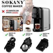 Automatic 3-In-1 Multi-Beverage Electric Coffee Maker With Capsules - View 2