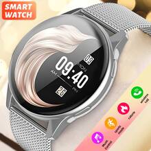 Reloj inteligente con pantalla de 1.28 pulgadas, compatible con notificaciones de llamadas, control de mensajes, múltiples modos deportivos y control de música/cámara, adecuado como regalo de San Valentín, Navidad, Año Nuevo o cumpleaños, compatible con Android e iOS - Multicolor - Ver 16