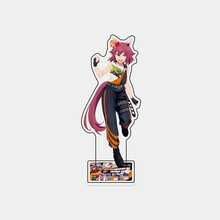 Figura de pie de acrílico gris de Umamusume - Figura de colaboración con tema de carreras - Versión de Oguri Cap Racing - Decoración de escritorio para fans del anime - Multicolor - Ver 13