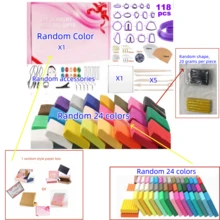 Bộ dụng cụ làm đất sét polymer 24 màu ngẫu nhiên, Bộ dụng cụ cắt đất sét mô hình dùng cho người mới bắt đầu, Khuôn làm khuyên tai, Dụng cụ làm đồ trang sức, Khuôn cắt khuyên tai, Hình hoạt hình, Hoa, Khuôn cắt khuyên tai bằng thép không gỉ hình học, Khuôn đất sét mềm tự làm (Lưu ý: Độ mềm của đất sét polymer có thể thay đổi tùy theo nhiệt độ theo mùa, Nếu thấy quá cứng, bạn có thể thêm một ít kem dưỡng da tay để làm mềm hoặc làm nóng để làm mềm hơn) - Nhiều màu - Xem 17