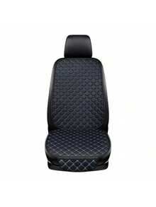 2pcs Car Seat Cushion Set, Star Embroidery, Universal 4-Season Front Seat Cushion + Backrest Cover, Non-Slip, Suitable For All Vehicle Models - Single Seat - View 9