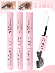1/3/5pcs Lash Cluster Glue Lash Bond And Seal Waterproof Lash Glue For Eyelash Clusters 10ml Bond And Seal 2-In-1 Home Use Strong Hold - Pink - View 7