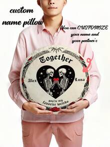 Personalized Shaped Pillow, Photo Customized Pet Pillow, Fun Birthday Gift For Him Or Her - Round - View 8