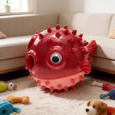 新款宠物铃铛玩具球，户外互动训练犬只