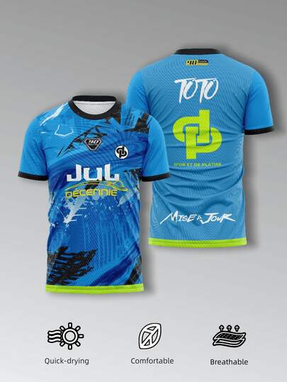 KOVSEE JUL Themed Cultural Sweatshirt, Fashionable Quick-Dry Fan Culture Top, Suitable For Sports, Group Activities And Casual Wear