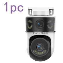 RecorGood 1pc Owl-Shaped Security Camera, Clear Night Vision, 355° Horizontal Rotation & 90° Vertical Rotation, Two-Way Audio, Motion Tracking, Suitable For Home & Outdoor Monitoring, Supports SD Card/Cloud Storage (Max 128GB) - Black and White - View 13