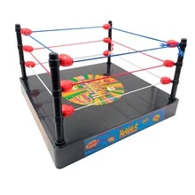 Ring Lucha Libre Mexicana Cuerdas Reales 30 Cm - Negro - Ver 1