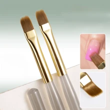 新款加宽加密弹性美甲笔：柔软不掉毛，不留刷痕，适合打造渐变扎染效果，易于使用 - 彩色 - 查看 1