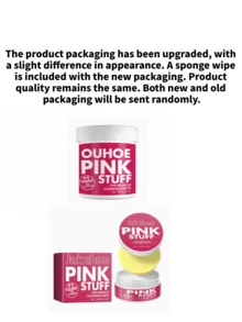 jakehoe 100克不锈钢锅底清洁膏，不锈钢清洁剂和抛光剂，多用途强力厨具除油除锈剂，适用于厨房烤箱厨具的不锈钢和玻璃材质。100克粉色魔法清洁膏，强力不锈钢锅底去污剂 - 固體 - 查看 11